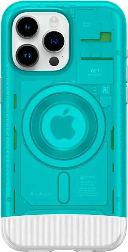 iPhone 15 Pro Classic C1 Deksel - MagSafe-Kompatibel - Turkis