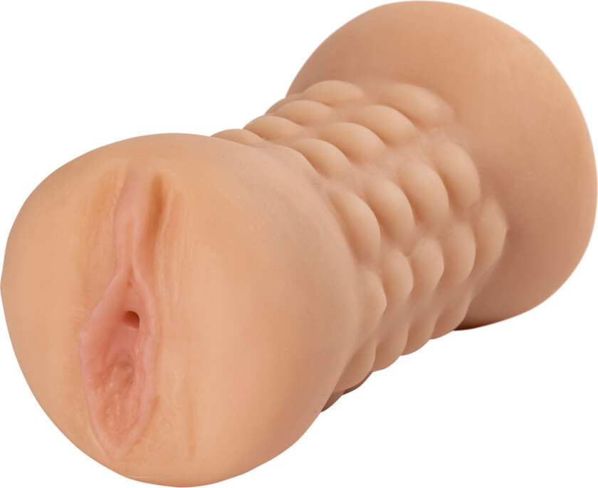 Vagina and Butt Double Masturbator   - Beige