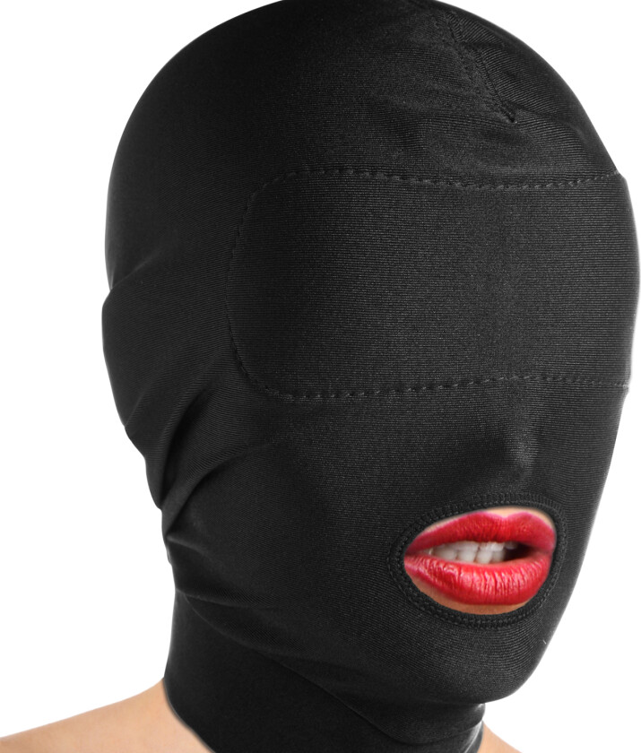 Disguise Open Mouth Maske med Blindfold - Svart - One Size
