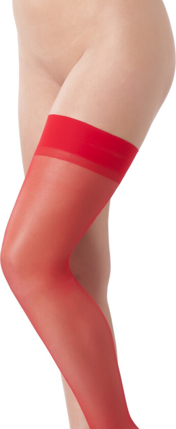 Amorable by Selvsittende Strømper Røde - Rød - One Size