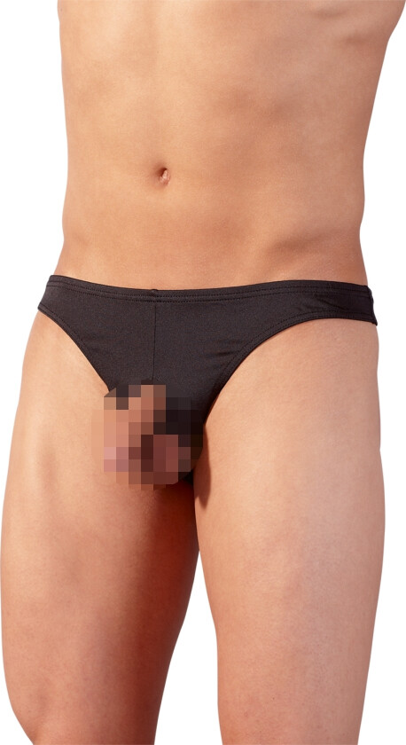 G-Streng med Åpen Front til Menn - Svart - L