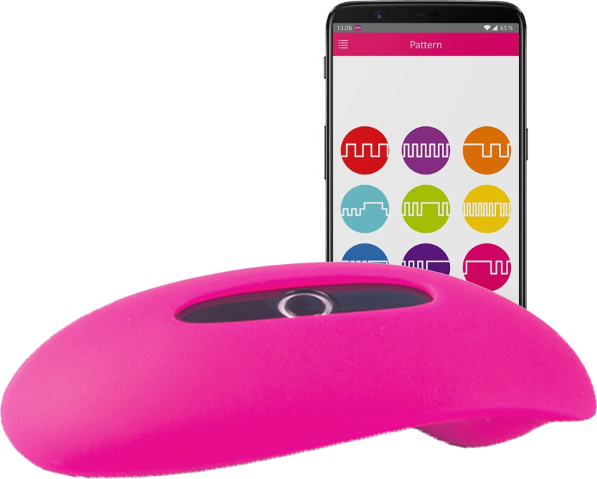 Candy App-Styrt Klitorisvibrator     - Rosa