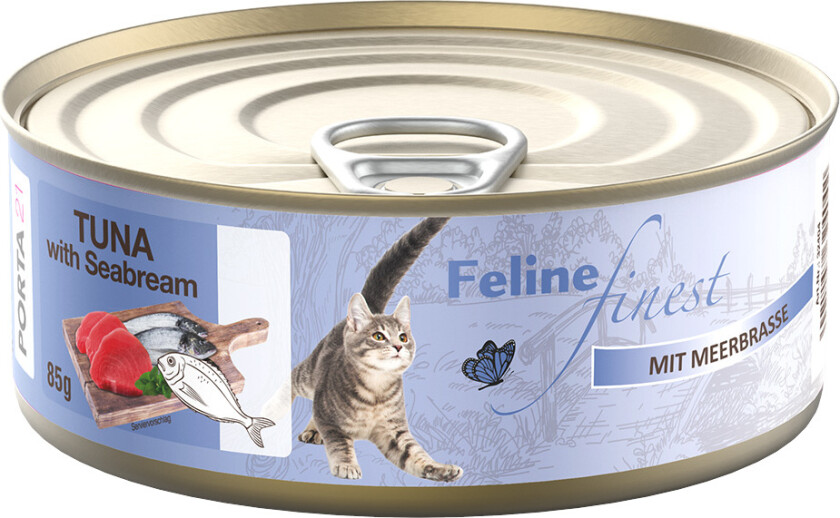 Feline Finest 85 g - Tunfisk med havbrasme