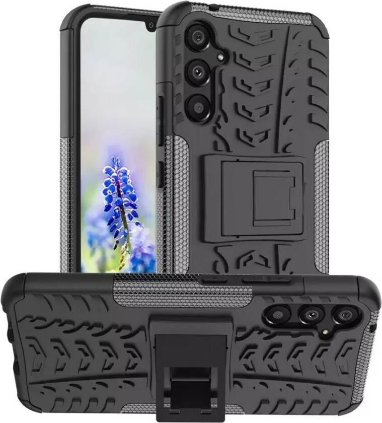 Samsung Galaxy A34 (5G) Cool Tyre Håndverker Deksel med Stativ - Svart