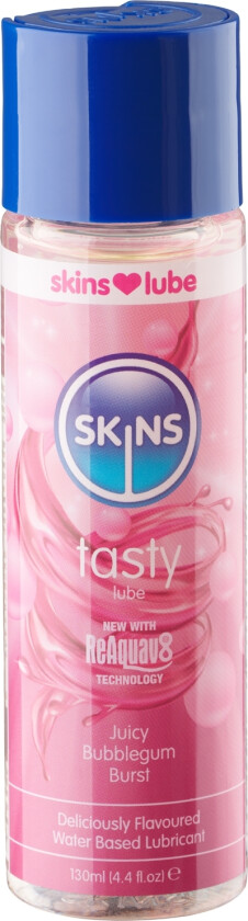 Juicy Bubblegum Burst Vannbasert Glidemiddel 130 ml - Klar