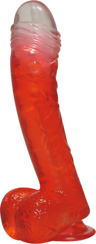 Jolly Buttpenis Anal Dildo 17 cm - Rød