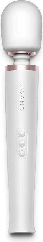 Oppladbar Luksus Massage Wand    - Hvit