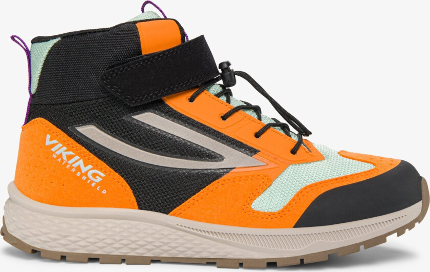 Century Mid WP 1V SL Jr Sneaker Black Waterproof Velcro