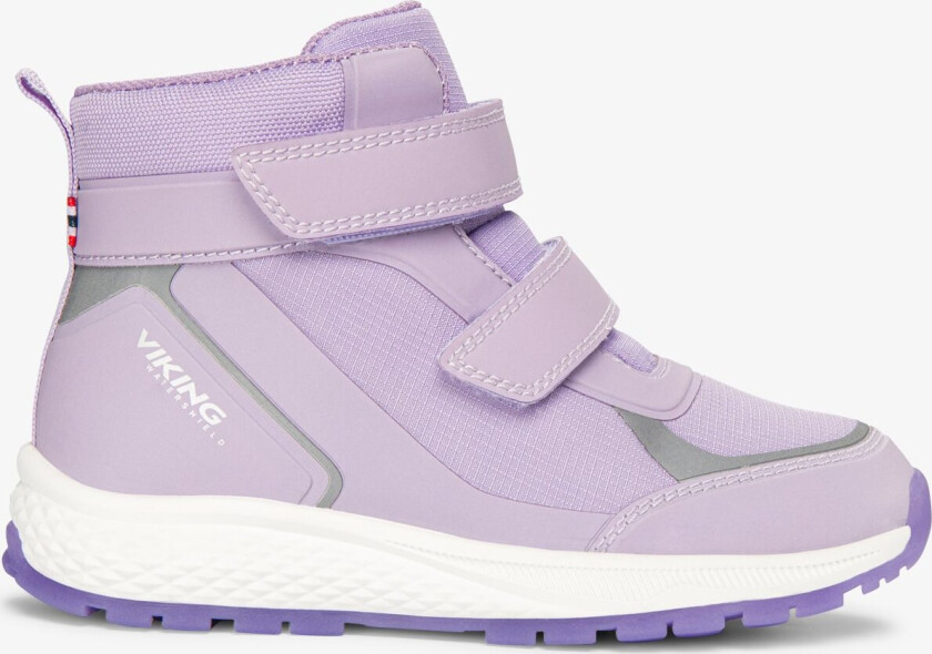 Equip Glow WP 2V Kids Purple Waterproof Velcro
