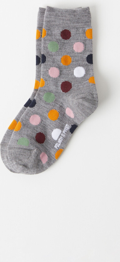 Merinoull sokker med prikker 28 30