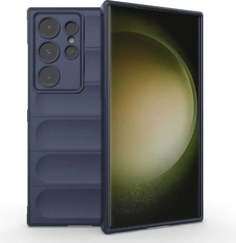 Samsung Galaxy S24 Ultra Fleksibelt Plastdeksel - Mørke Blå