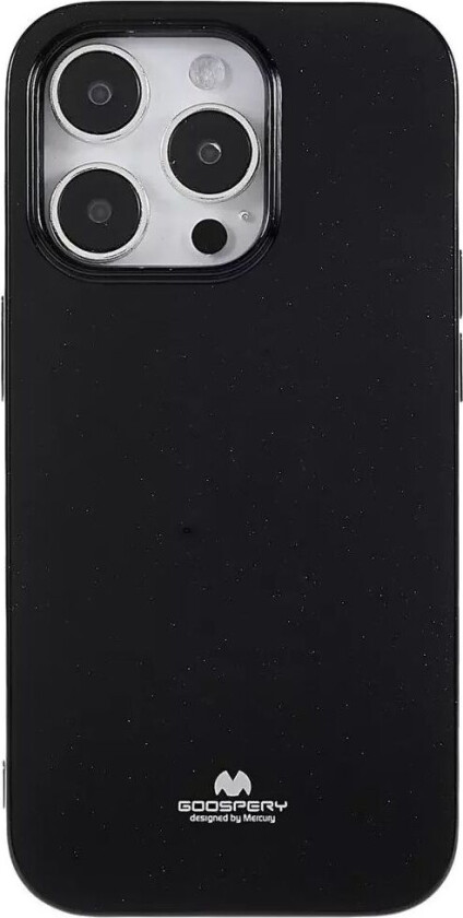 GOOSPERY iPhone 14 Pro Max Fleksibelt Plastdeksel - Svart