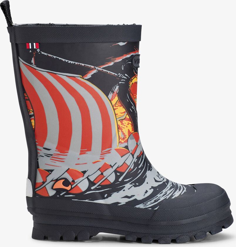 Jolly Print Black/Sun Rubber Boot