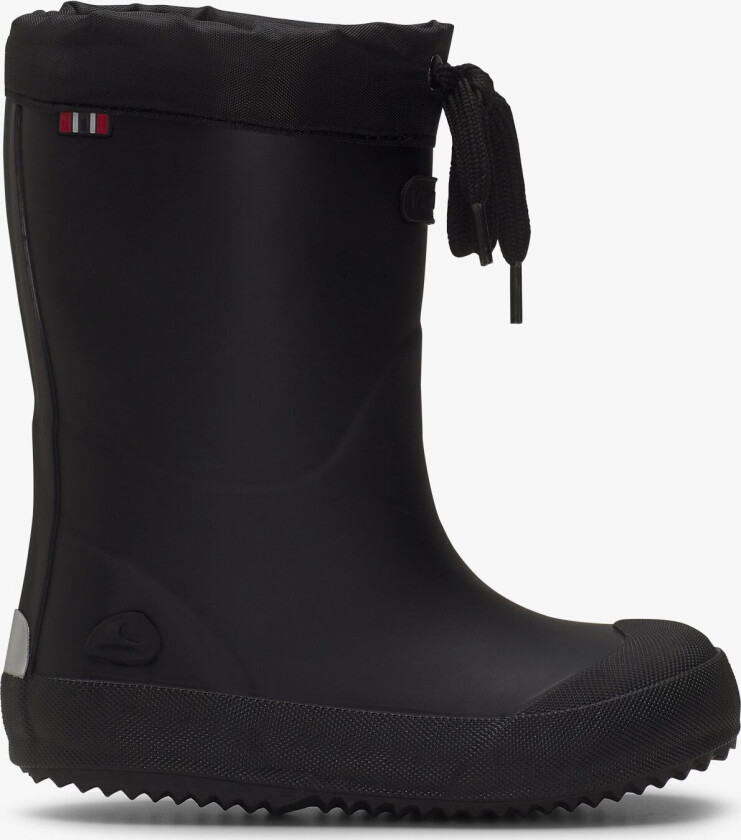 Indie Warm Black Rubber Boot