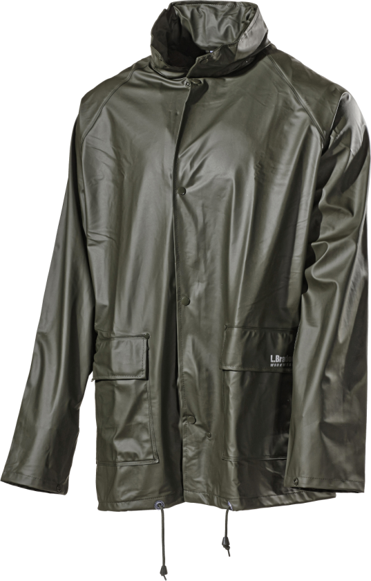 Regnjakke 930PU Grønn Størrelse 3XL