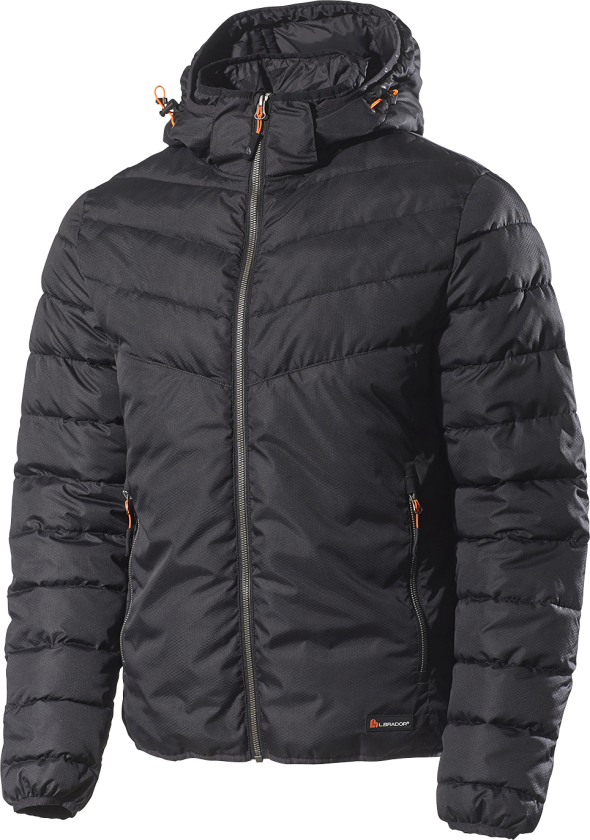 Lett dunjakke 2130P Svart Str. 3XL