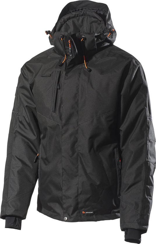 Vinterjakke foret 2120P Sort Str. 4XL