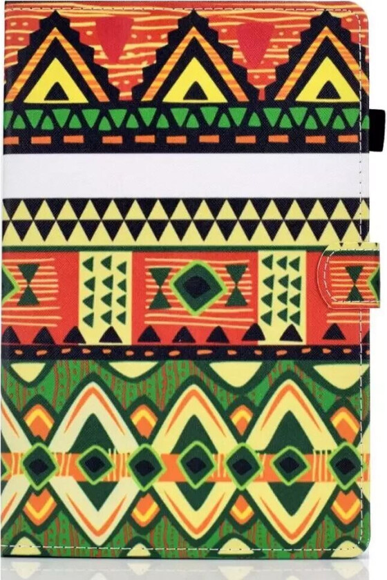 iPad Air (2022/2020) Deksel m. Ståfunksjon & Kortholder - Geometrisk Mønster