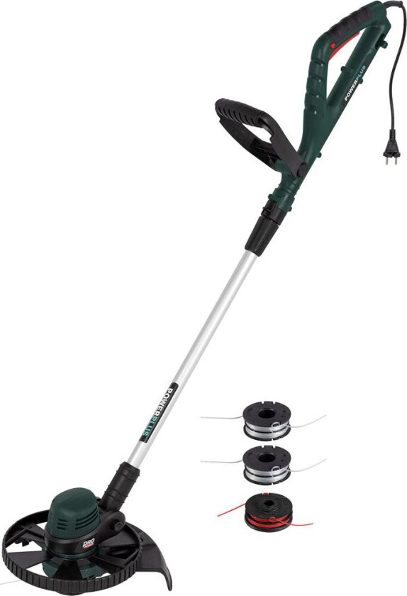 POWPG40220 Gresstrimmer 650 Watt med teleskopstang