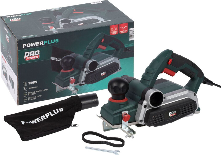 Bilde av POWP6010 Elektrisk høvel 900 watt - bredde 82 mm