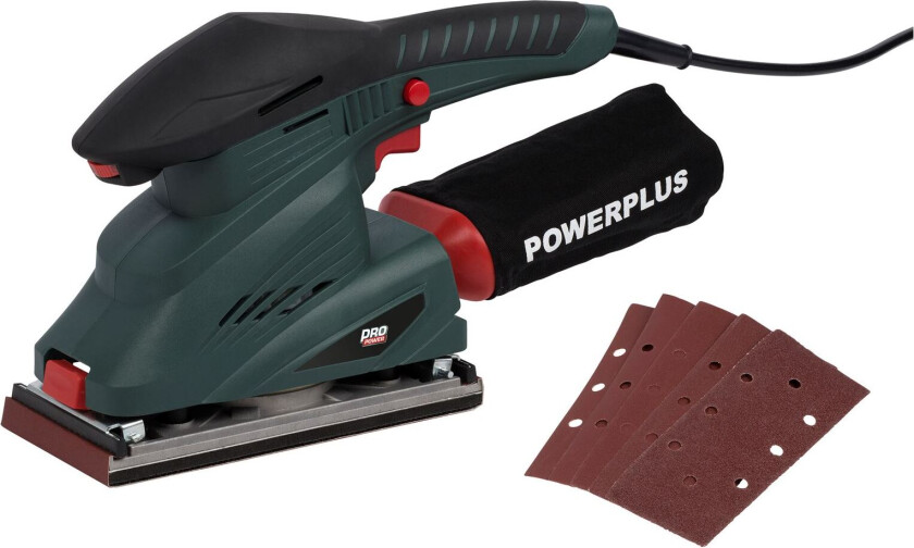 Rystesliper 250 Watt med + 5 papir