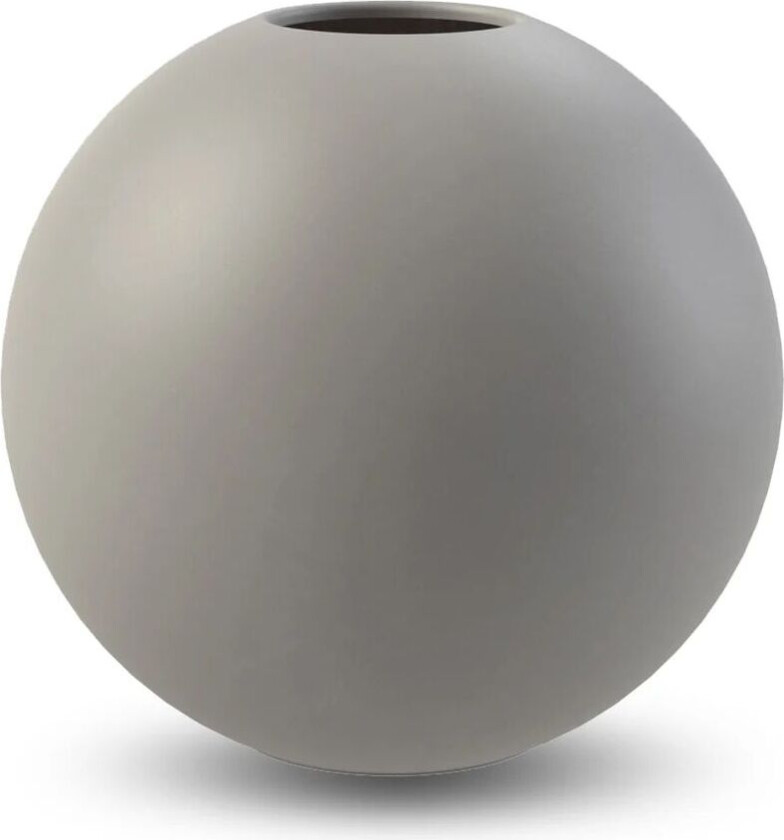 Ball vase grey 20 cm