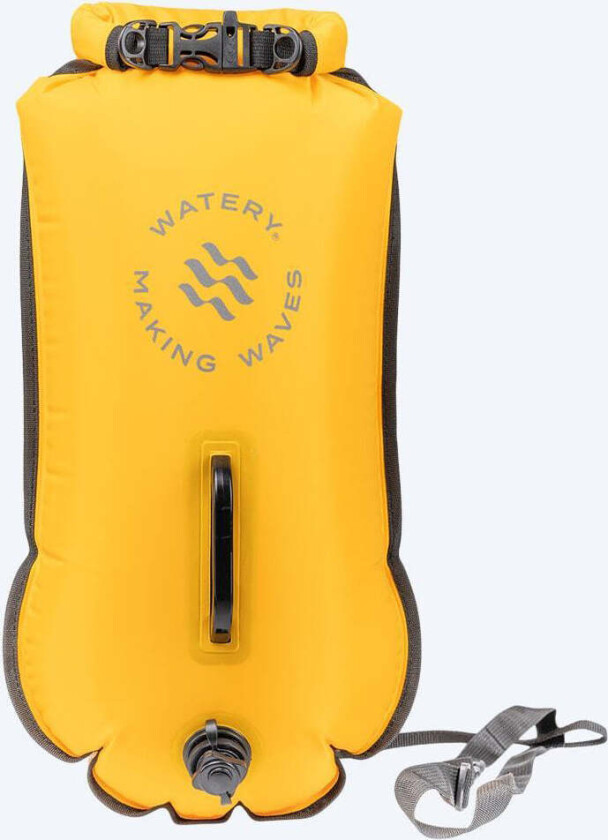 svømmebøye - Swim Buoy & Dry Bag 28L - Gul