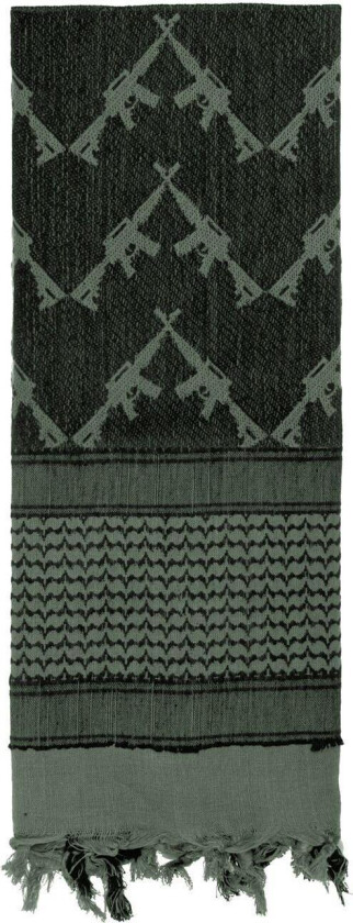 Deluxe Partisan Scarf with Crossed Carbines Foliage green