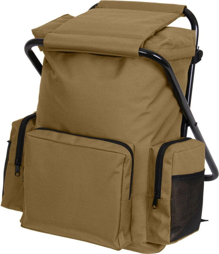 Backpack and Stool Combo Pack Coyote Brown