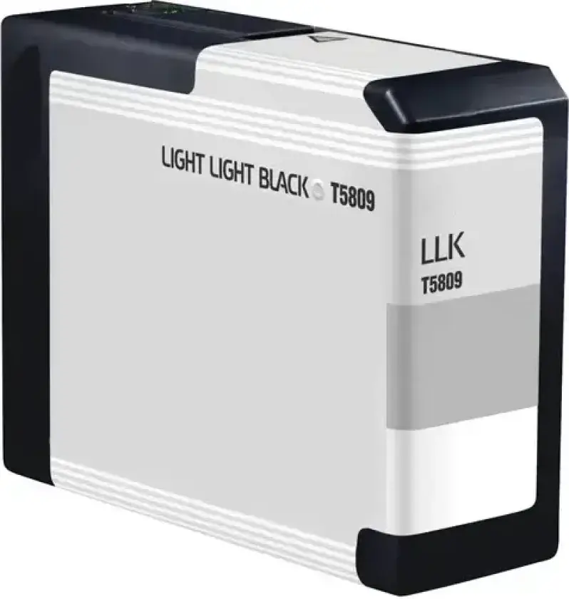 T580 LLBK blekkpatron - C13T580900 Kompatibel - Lys Lys Svart 80 ml