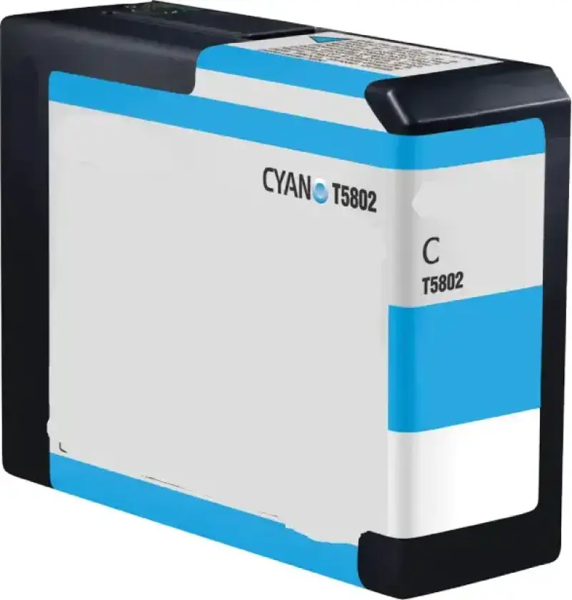 T580 C blekkpatron - C13T580200 Kompatibel - Cyan 80 ml