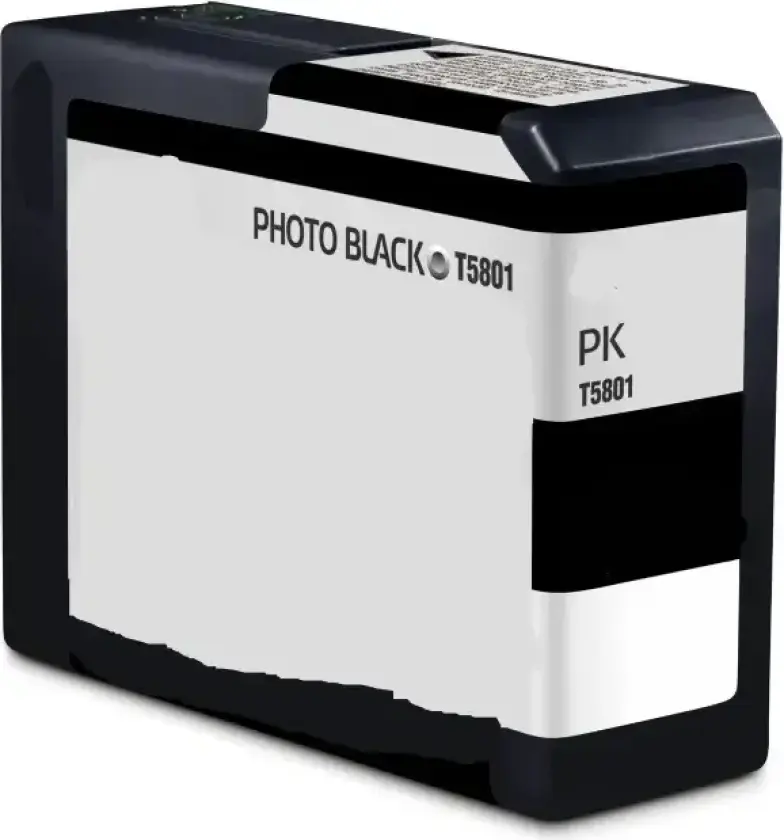 T580 PBK blekkpatron - C13T580100 Kompatibel - Foto Svart 80 ml