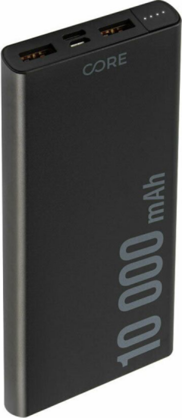 Forever SPF-01 10.000 mAh 18W PD + QC Powerbank, svart