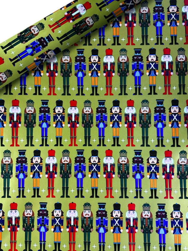 Gavepapir 10m x 70cm Nøtteknekker 70gr LWC kvist