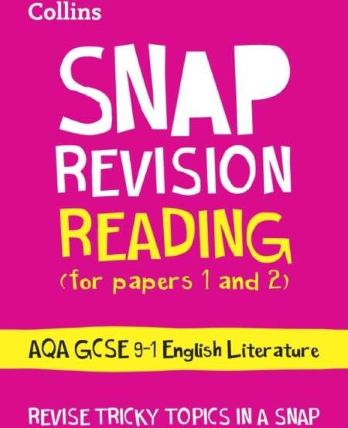 AQA GCSE 9-1 English Language Reading (Papers 1 & 2) Revision Guide av Collins GCSE