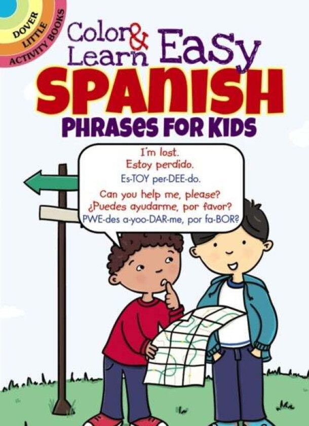 Color & Learn Easy Spanish Phrases for Kids av Roz Fulcher