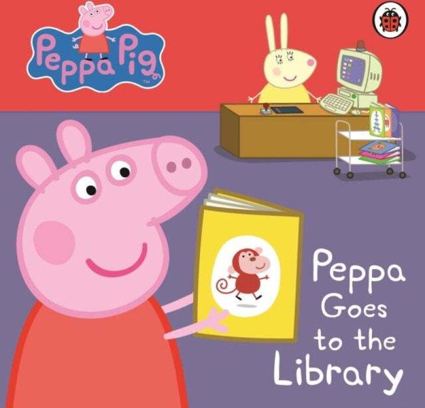 Peppa Pig: Peppa Goes to the Library: My First Storybook av Peppa Pig