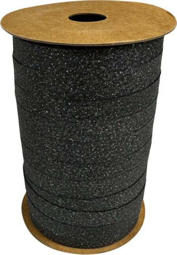 Bilde av Gavebånd 100m x 10xm Sort Glitter
