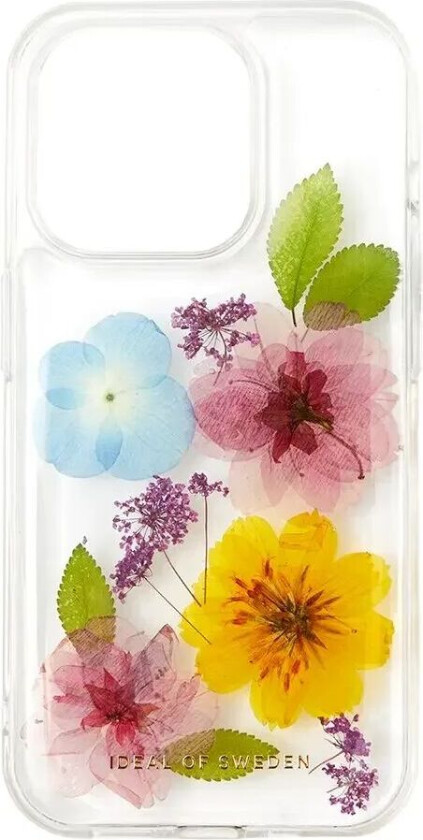 iPhone 15 Pro iDeal Of Sweden Clear Deksel - Summer Blossom