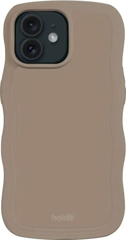 Holdit iPhone 12 / 12 Pro Wavy Deksel - Mocha Brown