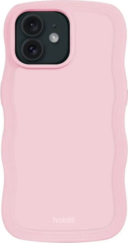 Holdit iPhone 12 / 12 Pro Wavy Deksel - Pink
