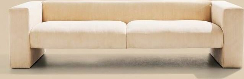 Alan soffa 3-sits Beige kordfløyel