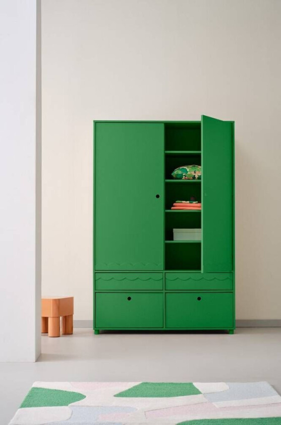 MERRILL MINI Garderobe Ertegrønn