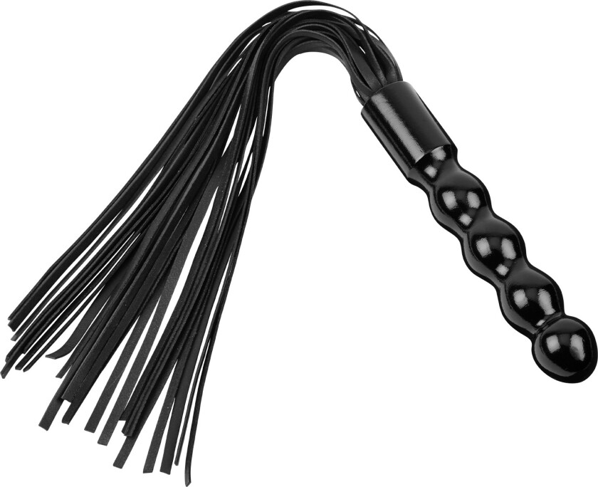 ZADO Skinn Pisk med Trehåndtak 56 cm - Svart