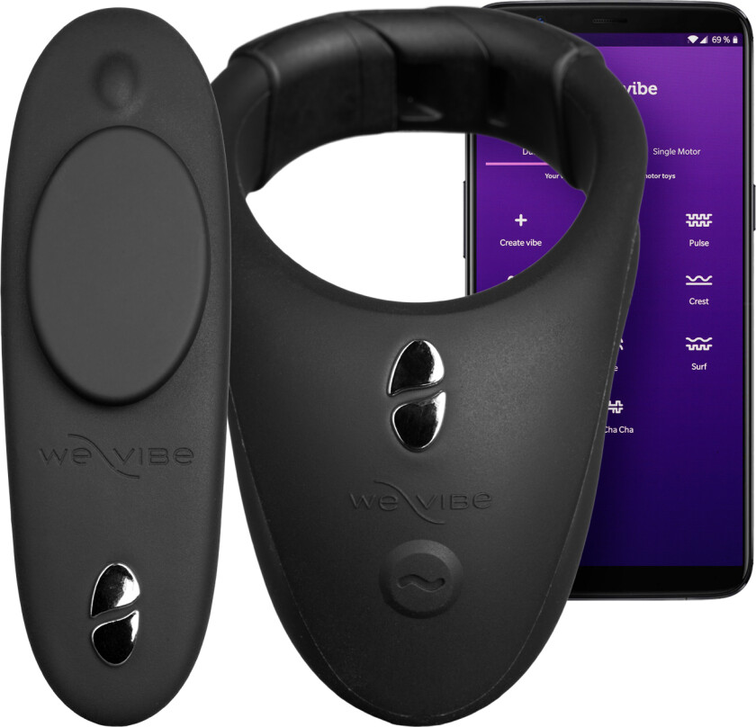 Tease Us Sett med Moxie Trusevibrator og Bond Vibrerende Penisring - Svart