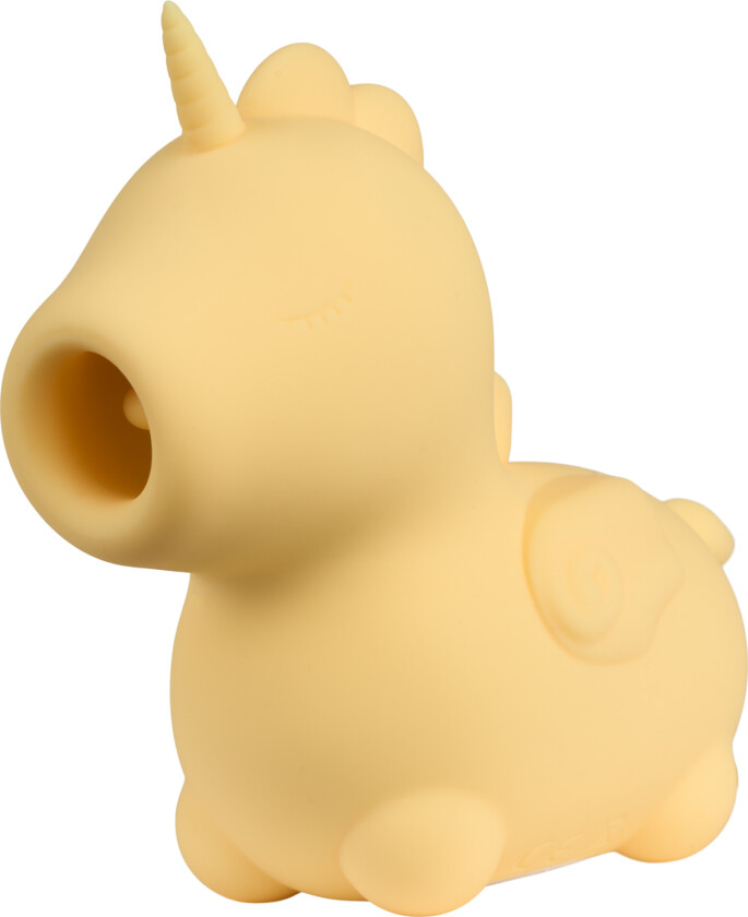 Bean Blossom Enhjørning Tunge Vibrator - Gul