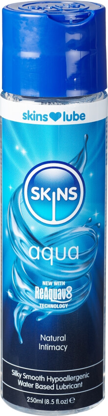 Aqua Vannbasert Glidemiddel 250 ml - Klar