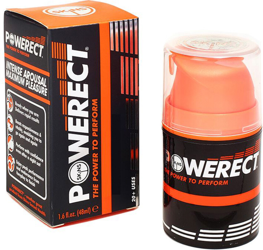 Powerect Stimulerende Gel til Menn 48 ml - Hvit