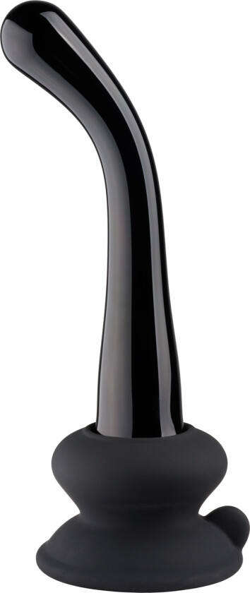 No. 87 Hand Blown Glass Massager - Svart