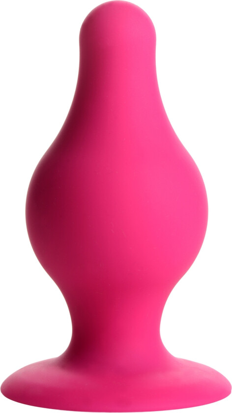 Squeezable Liten Analplugg - Lyserosa